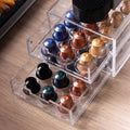 Gaveteiro p/ cápsula Nespresso em acrílico | 12 x 16,5 x 33cm