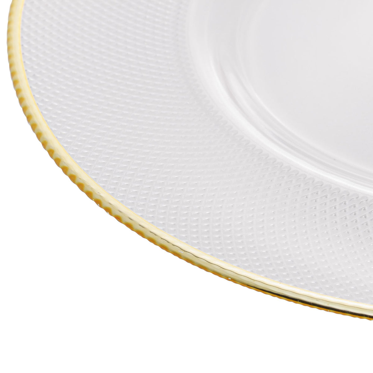 SOUSPLAT CRISTAL C/ FRISO DOURADO | WOLFF