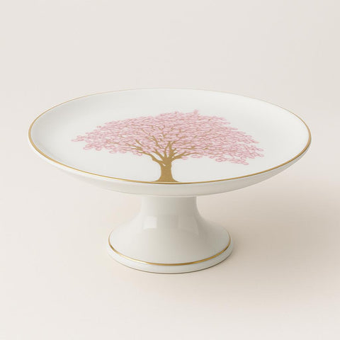 Boleira grande c/ ouro 24k | Ipê Rosa