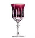 TAÇA DE CRISTAL LAPIDADA P/ VINHO TINTO AMETISTA | MOZART
