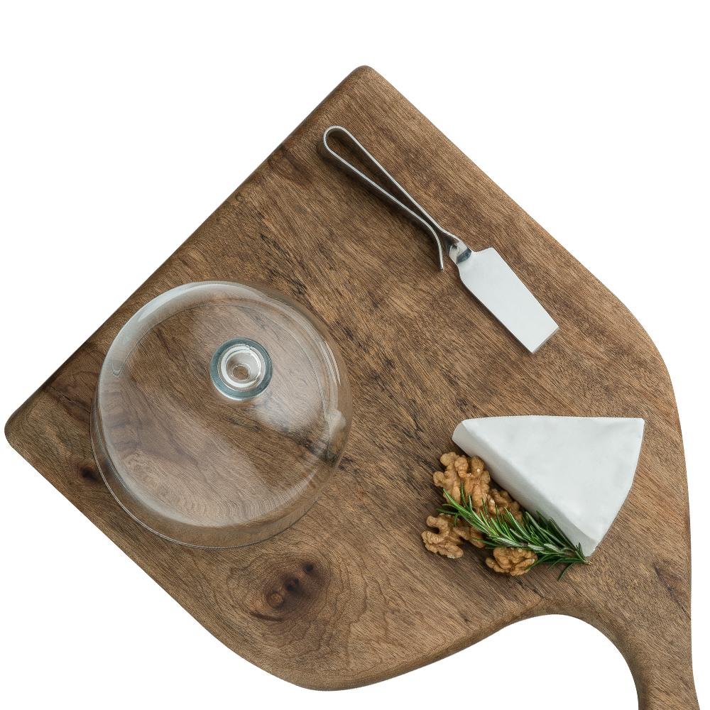 Jogo c/ 04 facas para queijo Cassino em aço inox | Riva